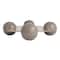 Hello Honey® 17.5" Gray Elegance Enamel Metal Tray with Ball Feet